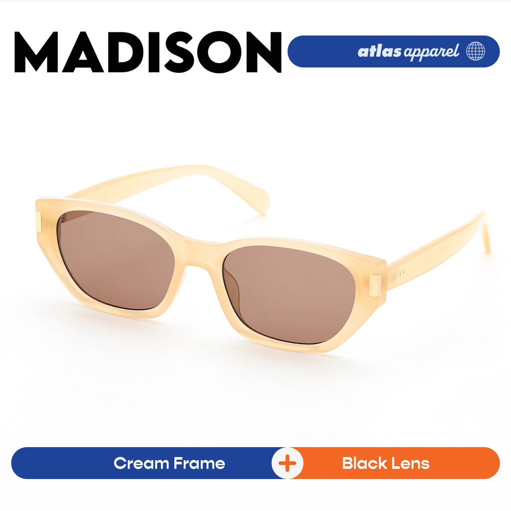 Atlas Apparel MADISON UV Protected Sunglasses for Women (Size 47) - UV400,Cat-eye Frame,for Oval Face
