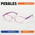 Atlas Apparel PEBBLES Blue Light Blocking Anti-Radiation Eyeglasses for Kids / Pre-Teens(Size 44) - Oval Frame