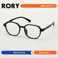 Atlas Apparel RORY Blue Light Blocking Anti-Radiation Eyeglasses for Kids / Pre-Teens (Size 43) - Round Frame