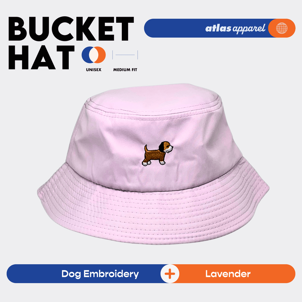 Atlas Apparel BUCKET HAT Unisex Embroidery Sun Hat Breathable Unisex Bucket Hat For Men and Women