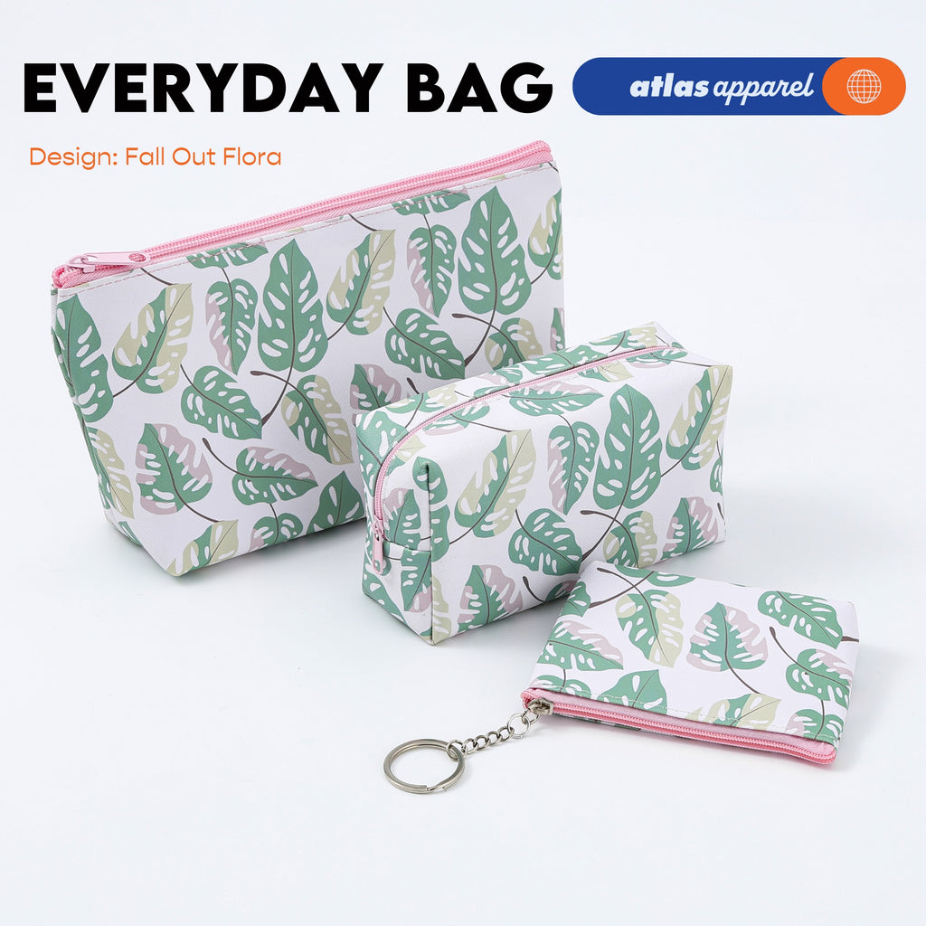 Atlas Apparel Everyday Zip Pouch Organizer - Small Medium Large Bag