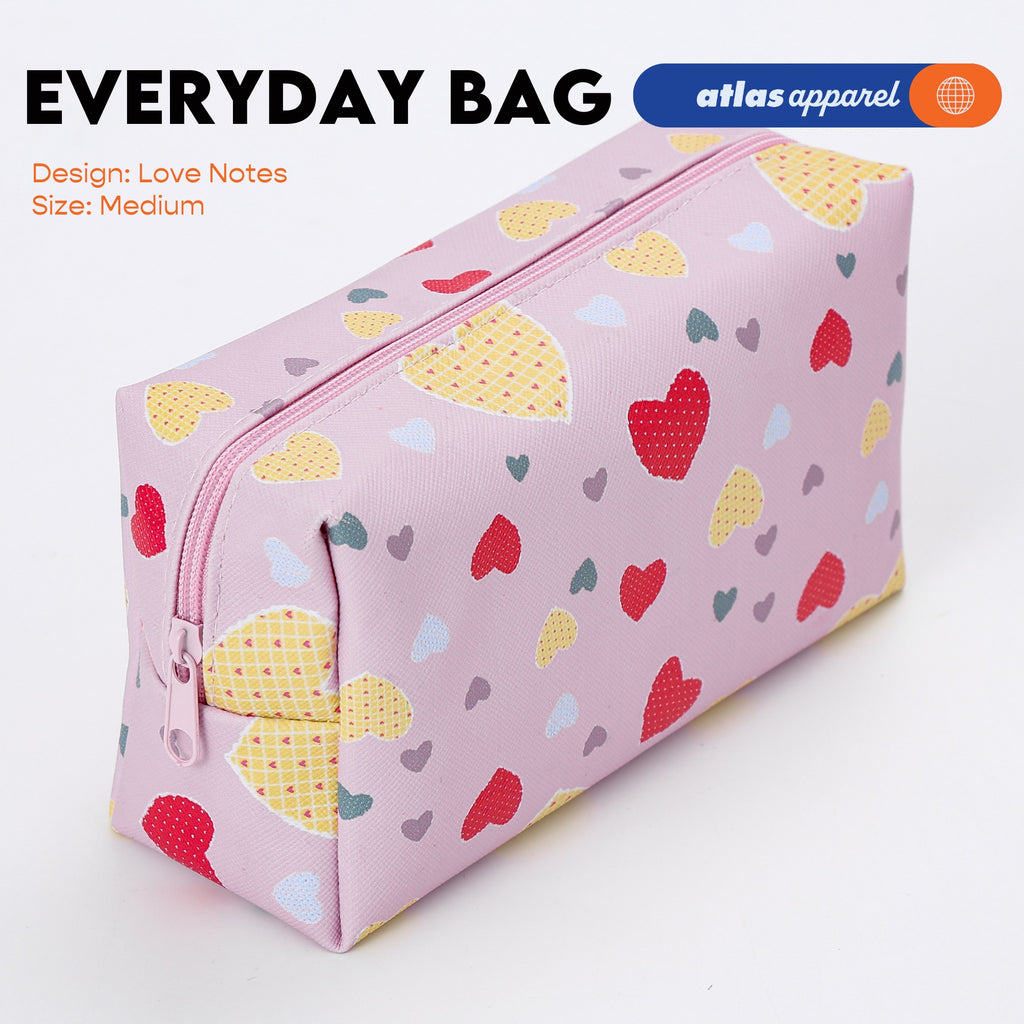 Atlas Apparel Everyday Zip Pouch Organizer - Small Medium Large Bag