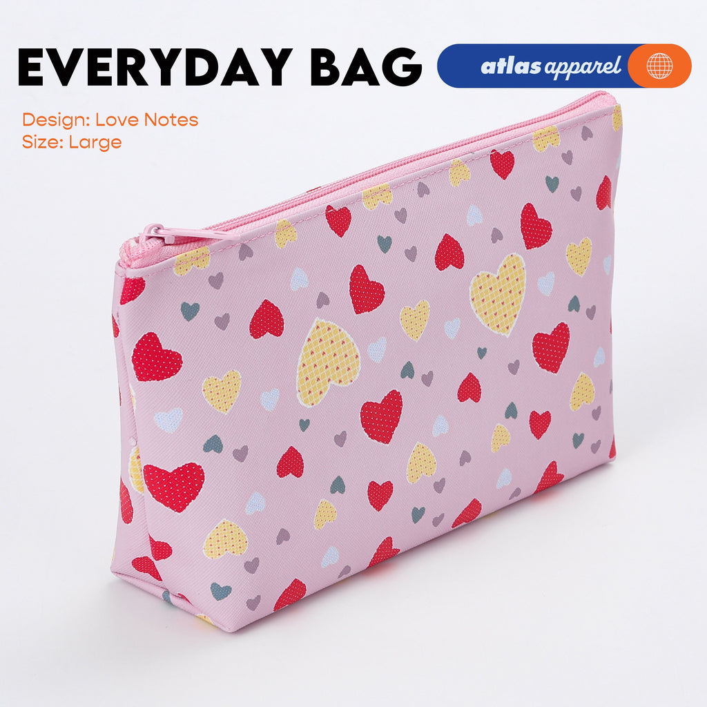 Atlas Apparel Everyday Zip Pouch Organizer - Small Medium Large Bag