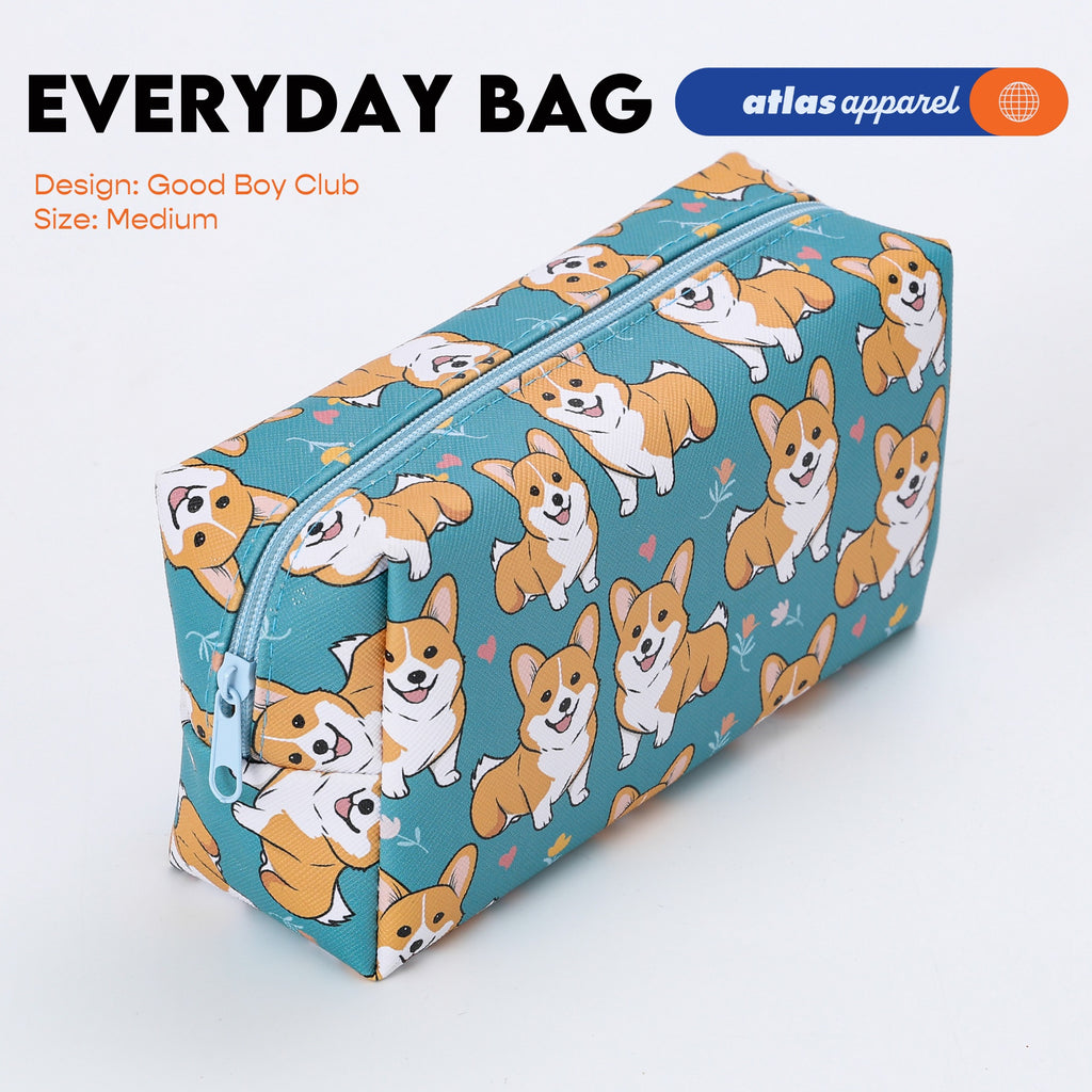 Atlas Apparel Everyday Zip Pouch Organizer - Small Medium Large Bag