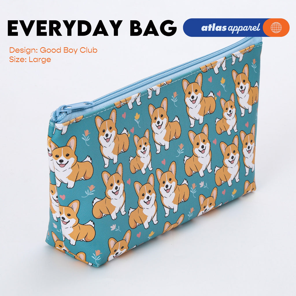 Atlas Apparel Everyday Zip Pouch Organizer - Small Medium Large Bag