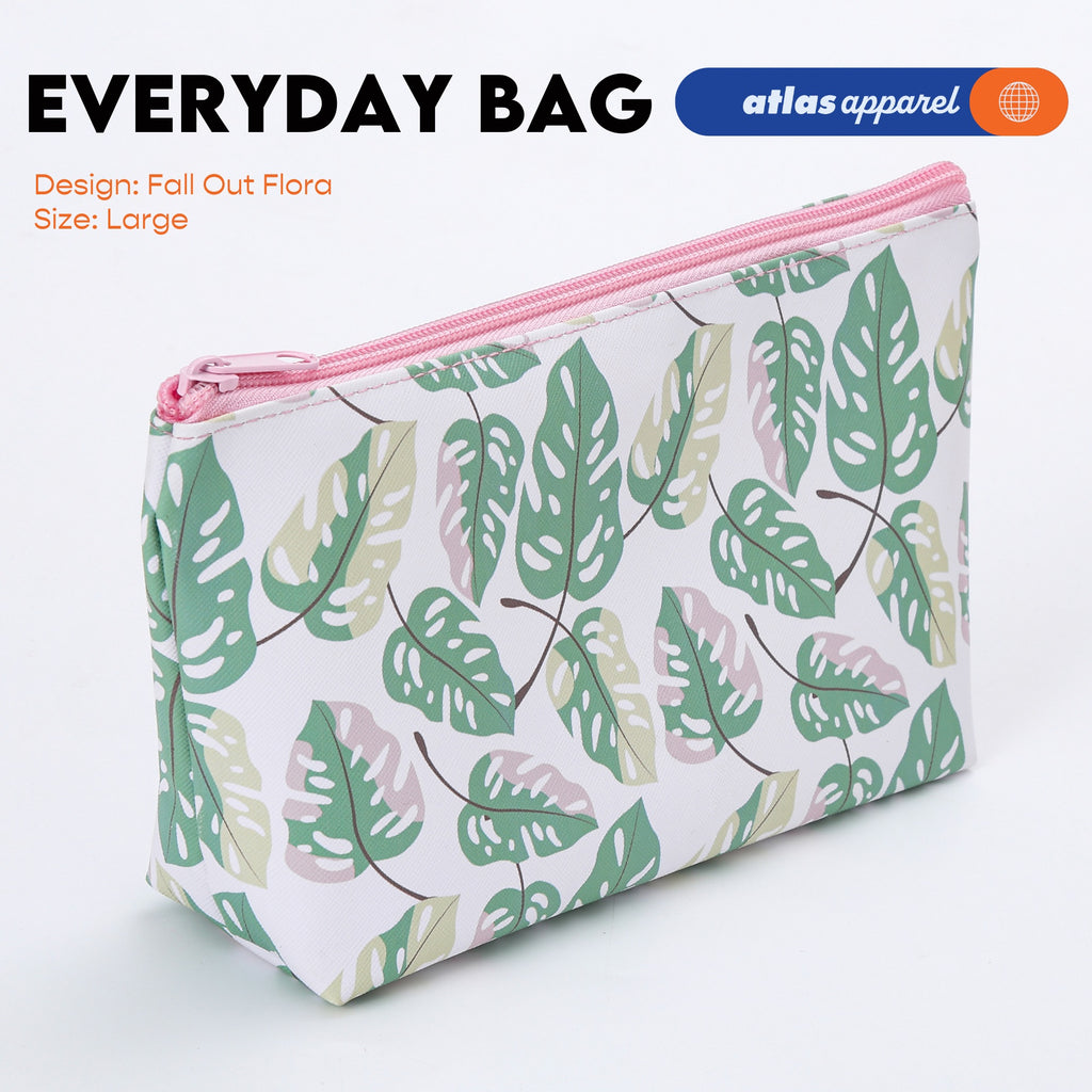 Atlas Apparel Everyday Zip Pouch Organizer - Small Medium Large Bag
