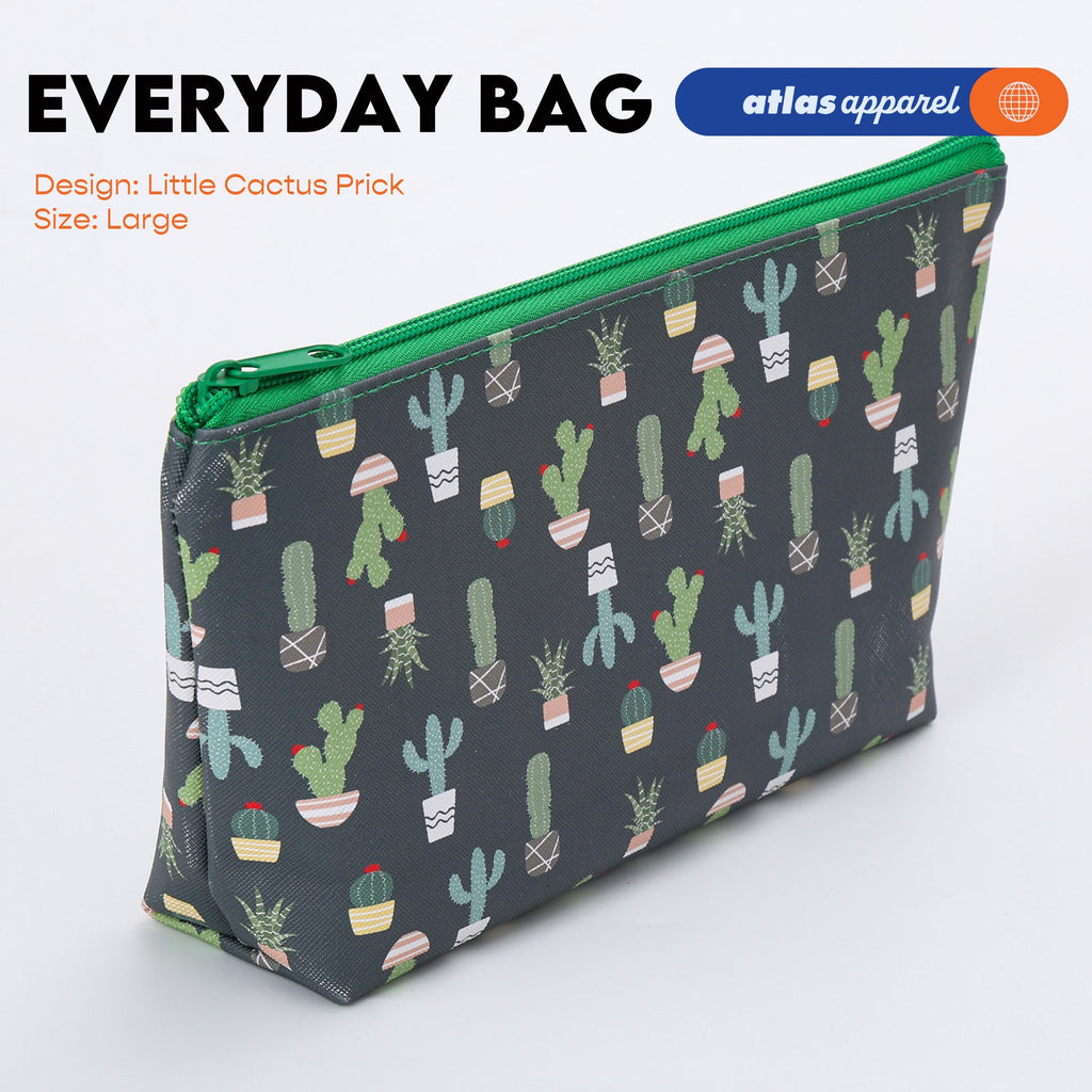 Atlas Apparel Everyday Zip Pouch Organizer - Small Medium Large Bag