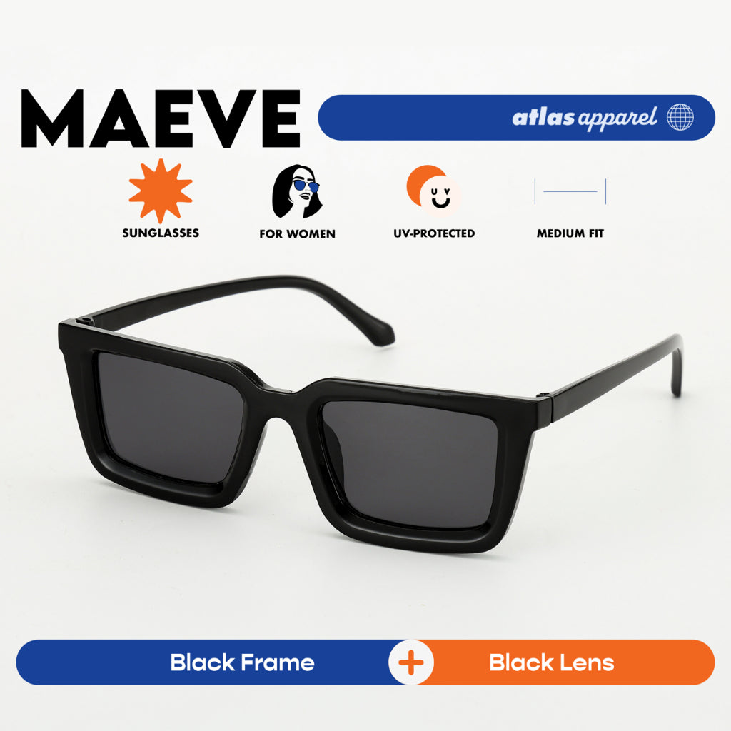 Atlas Apparel MAEVE UV Protected Sunglasses for Women (Size 48)- UV Protection, Sunglasses for Women