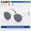 CAIRO Men's Polarized Round Sunglasses (Size 48) - UV Protection, Medium Fit