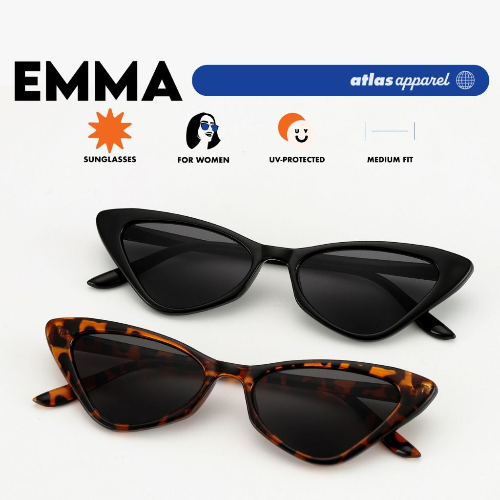 Atlas Apparel EMMA UV Protected Sunglasses for Women (Size 49) - UV Protection, Sunglasses for Women