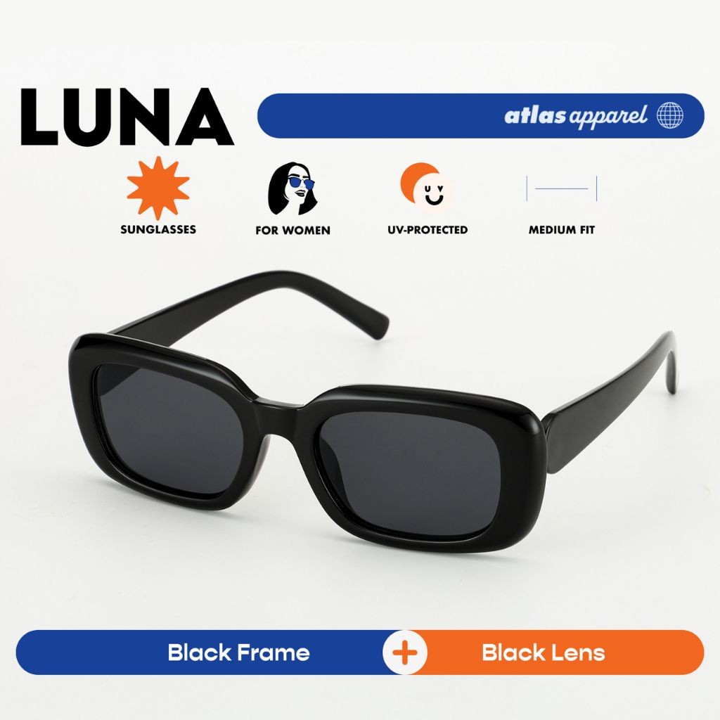 Atlas Apparel LUNA UV Protected Sunglasses for Women (Size 51) - UV Protection, Sunglasses for Women