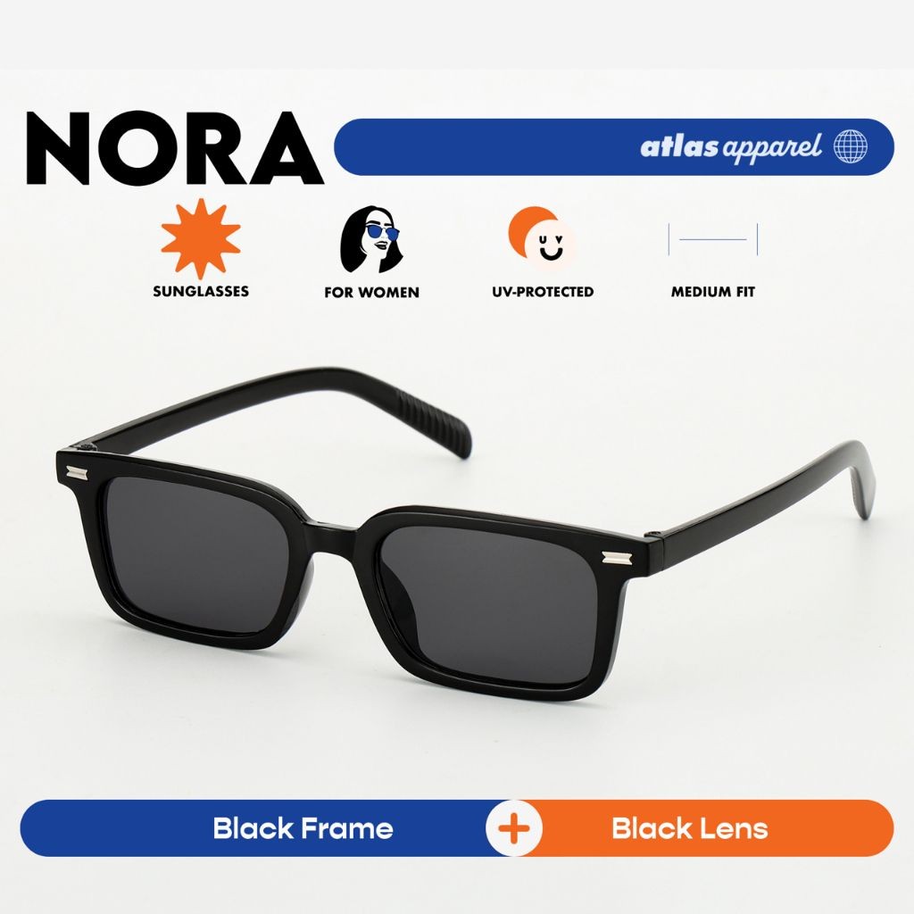Atlas Apparel NORA UV Protected Sunglasses for Women (Size 49) - UV Protection, Sunglasses for Women