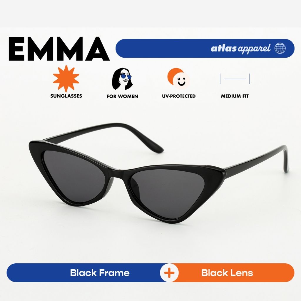 Atlas Apparel EMMA UV Protected Sunglasses for Women (Size 49) - UV Protection, Sunglasses for Women