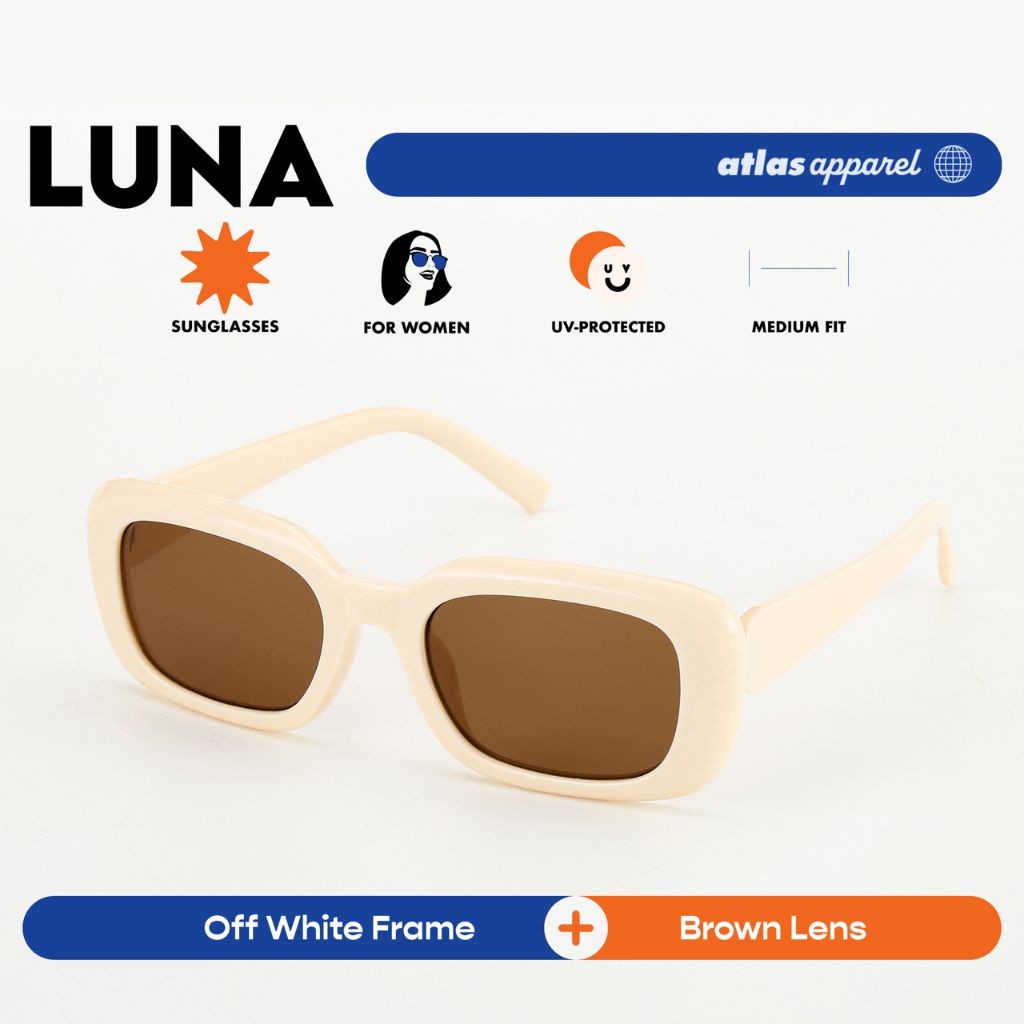 Atlas Apparel LUNA UV Protected Sunglasses for Women (Size 51) - UV Protection, Sunglasses for Women