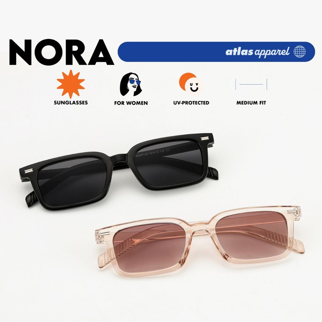 Atlas Apparel NORA UV Protected Sunglasses for Women (Size 49) - UV Protection, Sunglasses for Women