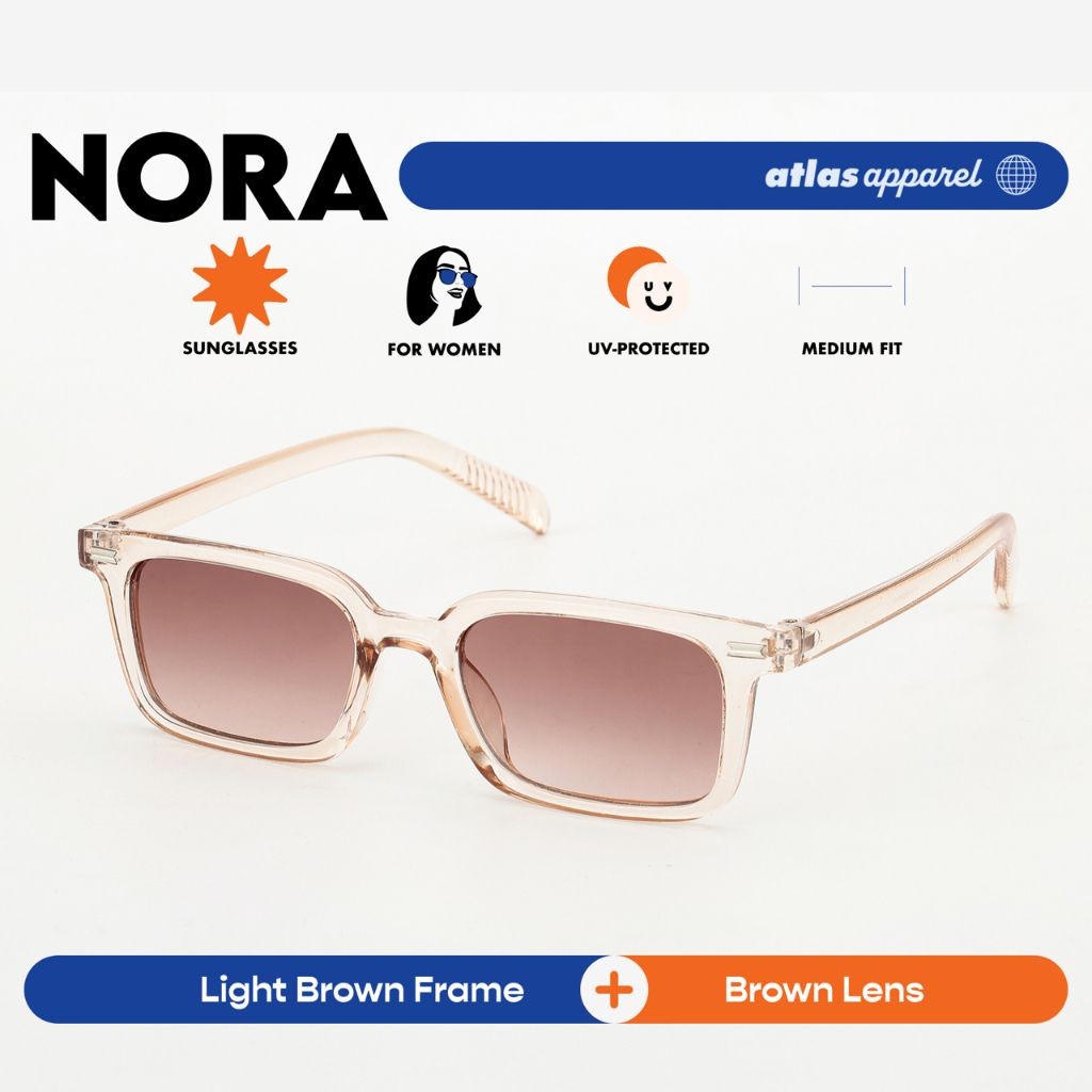 Atlas Apparel NORA UV Protected Sunglasses for Women (Size 49) - UV Protection, Sunglasses for Women